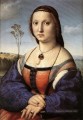 Portrait de Maddalena Doni Renaissance Raphaël